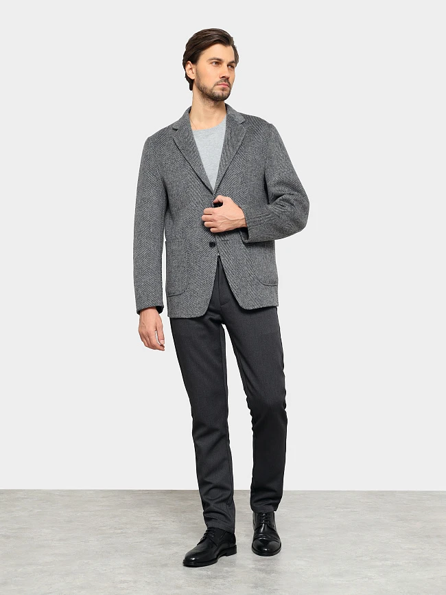 Полуботинки мужские всесезонные, цвет черный, натуральная кожа M1022923 | 12