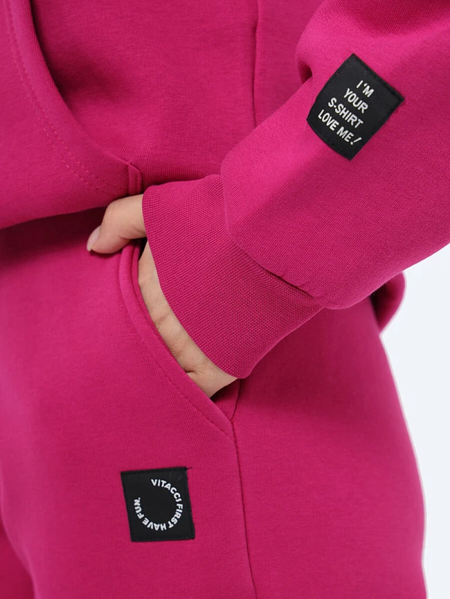 Комплект (джемпер с капюшоном+брюки+жилет) женские всесезонные EF8510-15 | 8