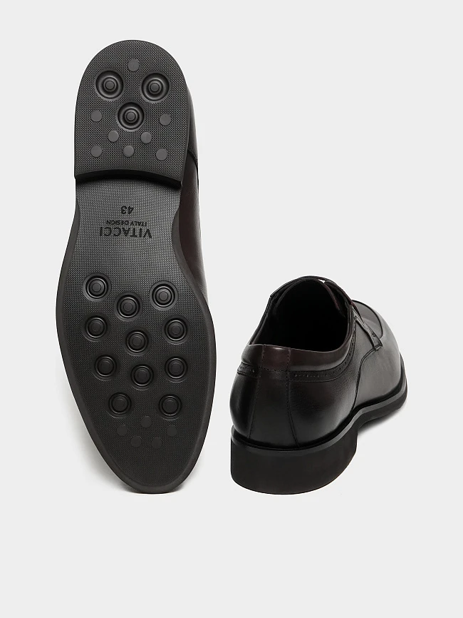 Полуботинки мужские всесезонные, цвет коричневый, натуральная кожа M1023151 | 3