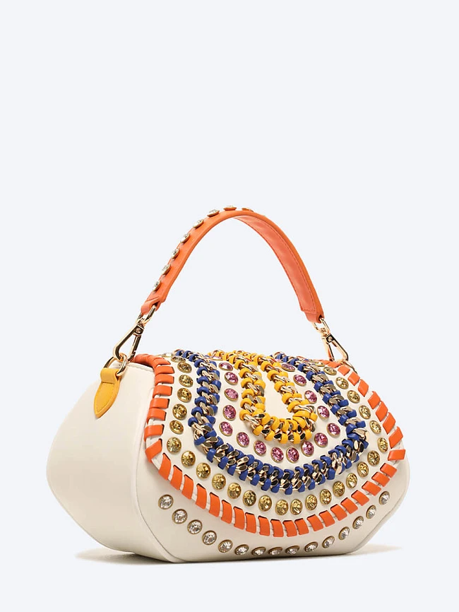 Сумки LC087-09 женскии цвет молочный, искусственная кожа LC087-09 | 3