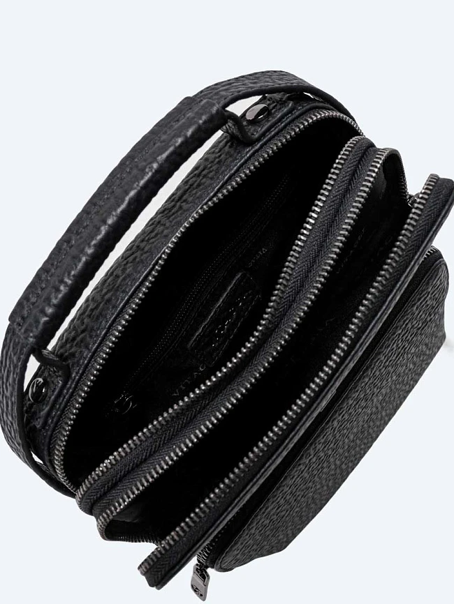 Сумки TA1518-01 мужские цвет черный, натуральная кожа TA1518-01 | 4