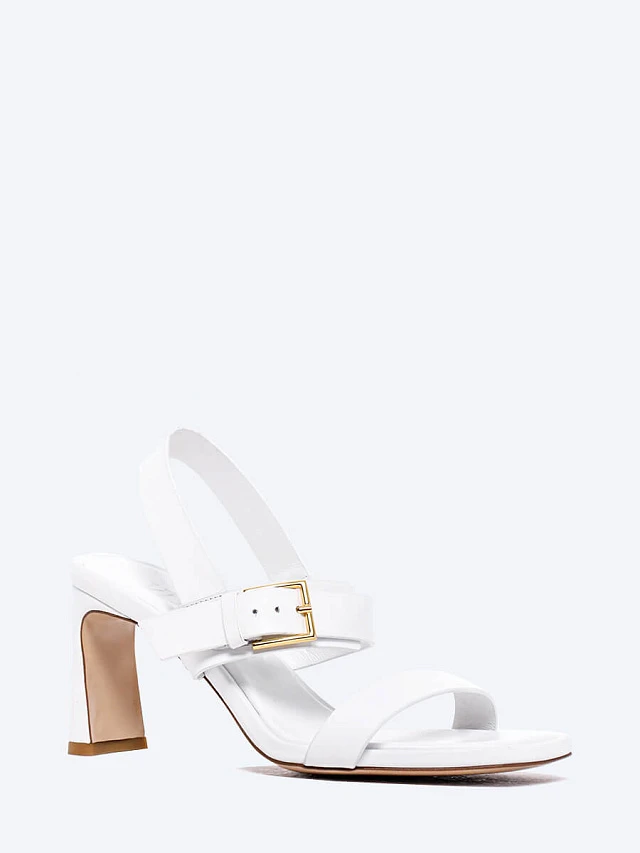 Босоножки женские летние, цвет белый, натуральная кожа 1494266 | 1