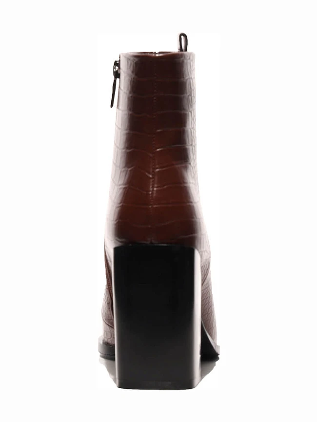 Полусапоги 1844710M женские цвет коричневый, искусственная кожа 1844710M        | 5