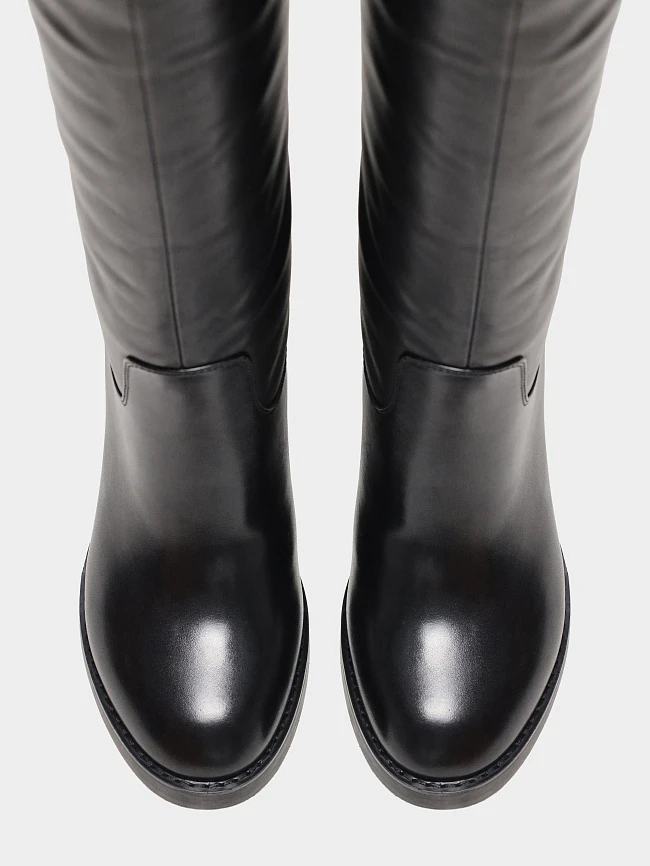 Сапоги женские зимние, цвет черный, натуральная кожа 1494692M | 5