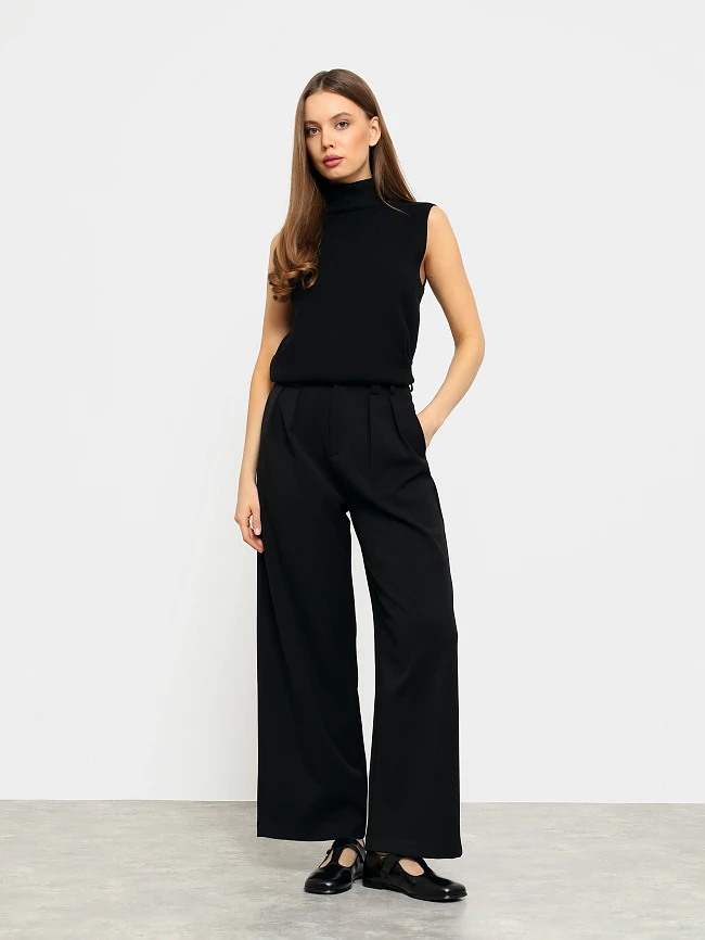 Балетки женские всесезонные, цвет черный, натуральная масляная кожа 7210419 | 7