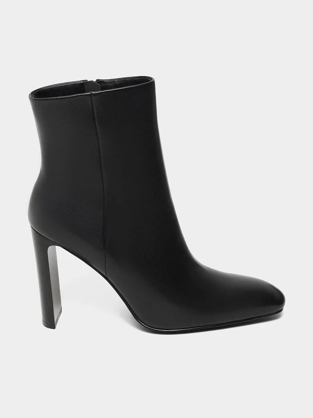 Ботильоны женские всесезонные, цвет черный, натуральная кожа 1494759 | 1