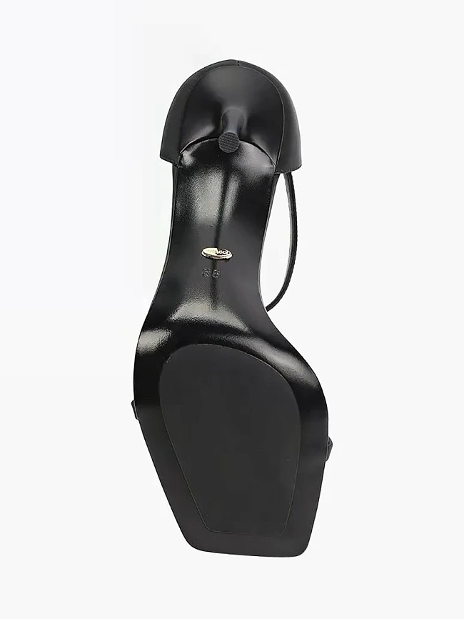 Босоножки женские летние, цвет черный, натуральная кожа 1493213 | 5