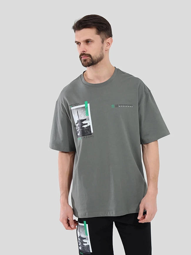 Комплект спортивный (футболка+шорты) мужские всесезонные TOM85165-18 | 4