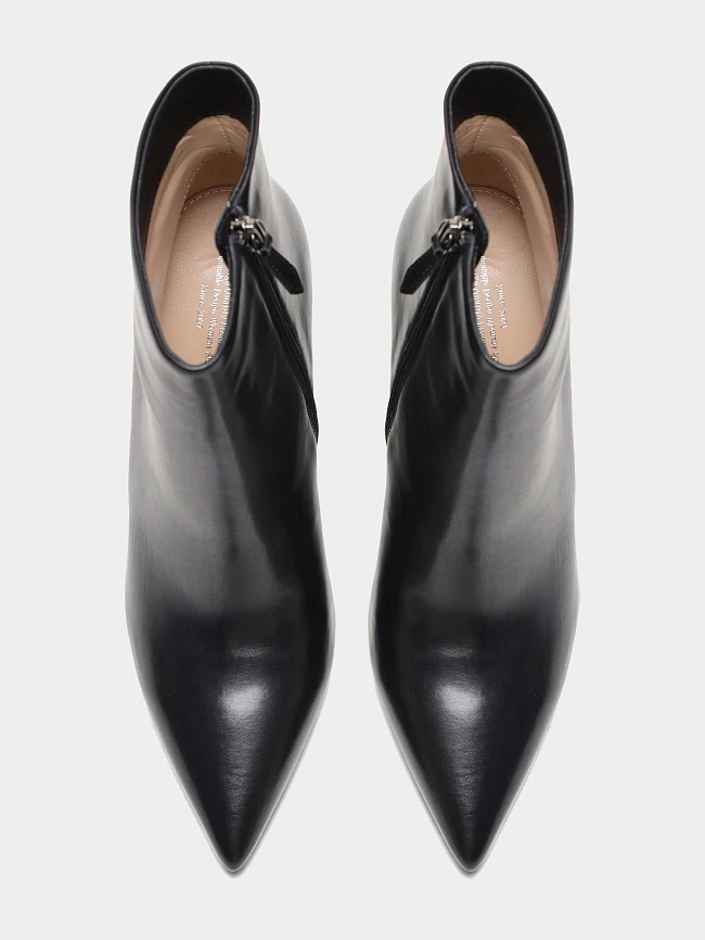 Ботильоны женские всесезонные, цвет черный, натуральная кожа 497208 | 5