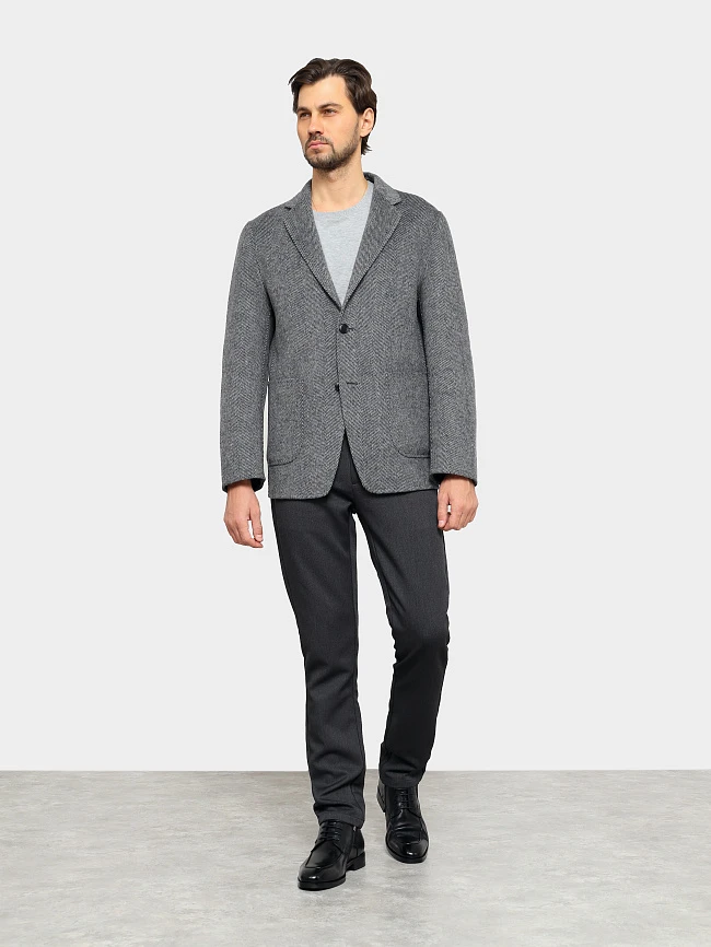 Ботинки мужские демисезонные, цвет черный, натуральная кожа M1022999 | 12