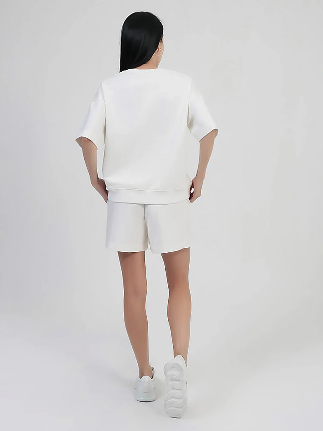 Костюм спортивный (футболка+шорты) женские всесезонные SP0422-09 | 3