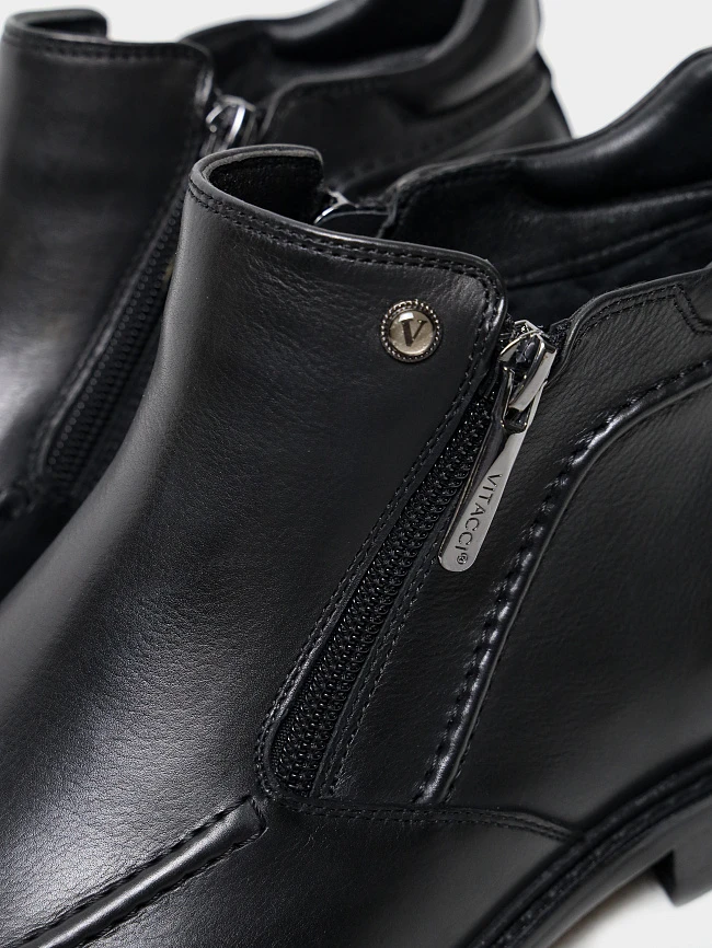 Ботинки мужские демисезонные, цвет черный, натуральная кожа M1782147 | 5