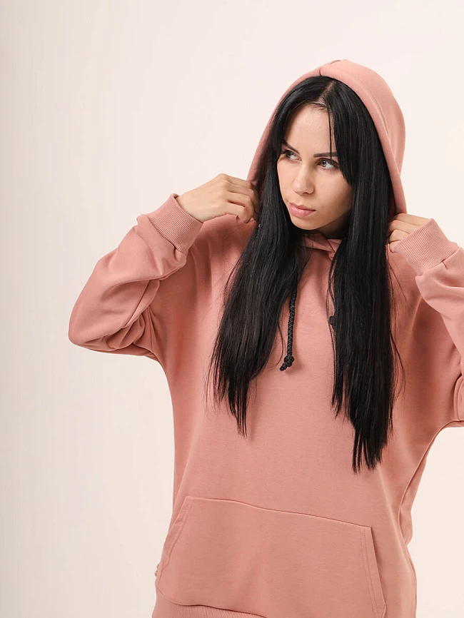 Костюм спортивный (худи+брюки) женские всесезонные SP8400-10 | 4