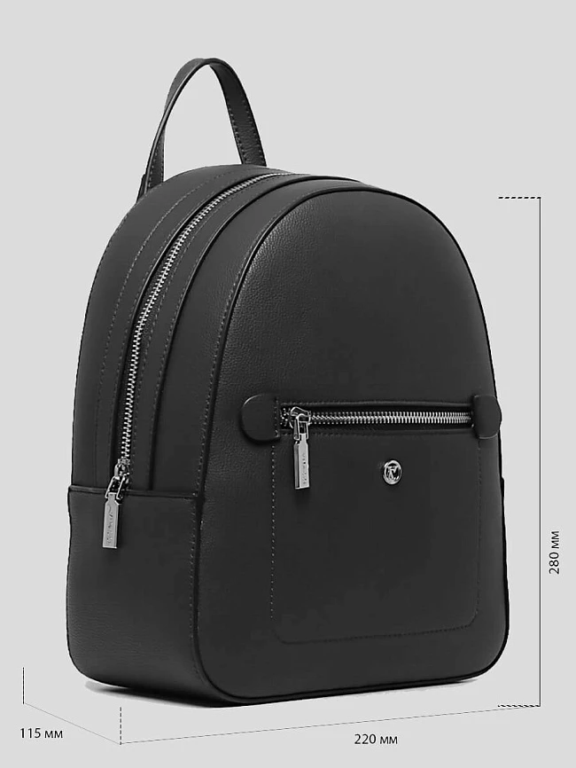 Рюкзаки V2537L-01 женские цвет черный, натуральная кожа V2537L-01       | 2