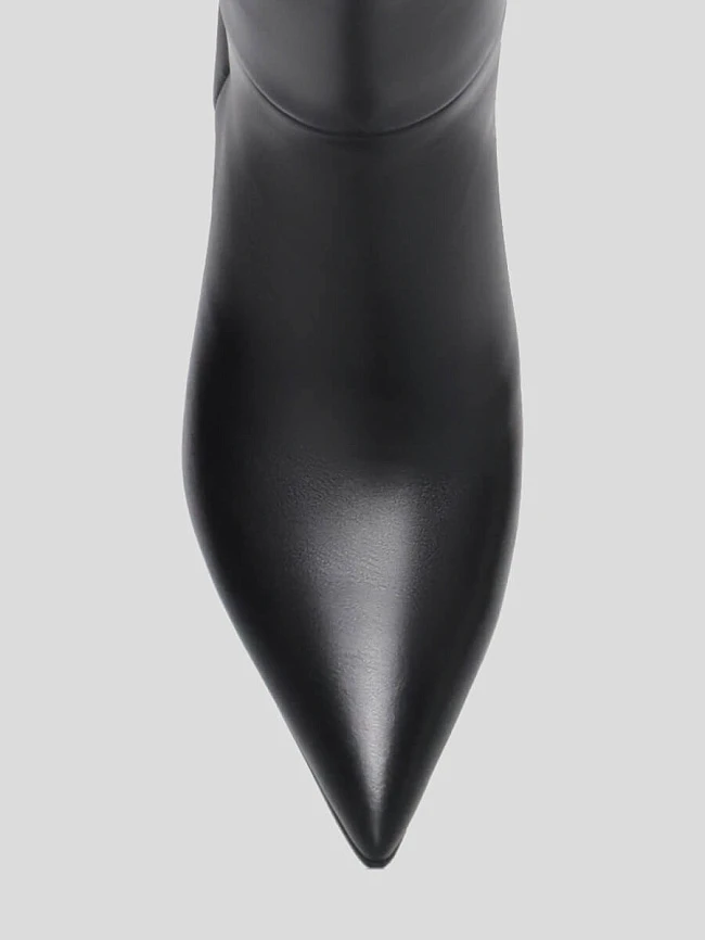 Сапоги женские демисезонные, цвет черный, искусственная кожа 1398720P-L | 4