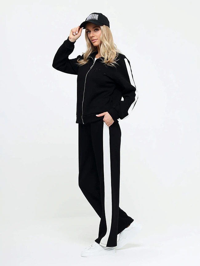 Комплект (толстовка+брюки) женские демисезонные KA17552-01 | 3