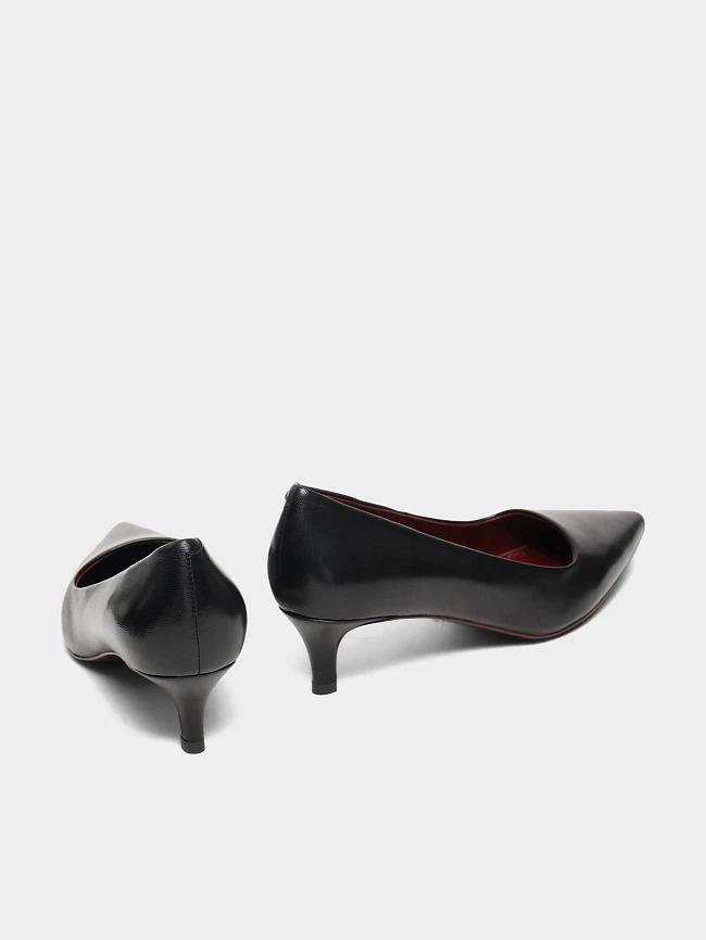 Туфли женские всесезонные, цвет черный, натуральная кожа 497003-2 | 3