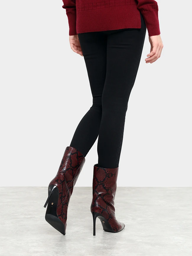 Полусапоги женские всесезонные, цвет бордовый, натуральная кожа 1494637 | 8