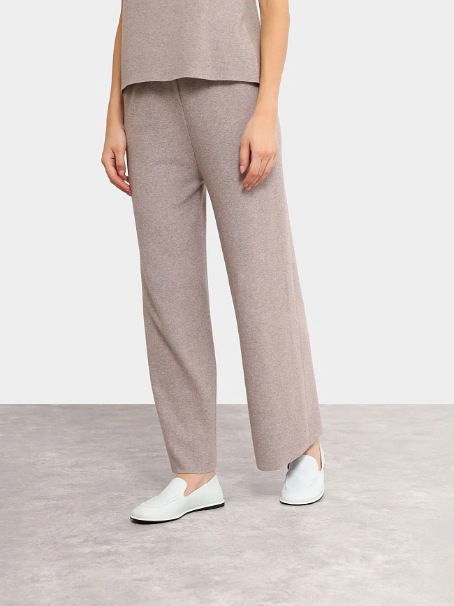 Лоферы женские всесезонные, цвет белый, натуральная кожа и полимерные материалы 1849748 | 7