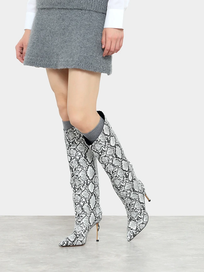 Сапоги женские демисезонные, цвет мультиколор, искусственная кожа 6550439 | 7