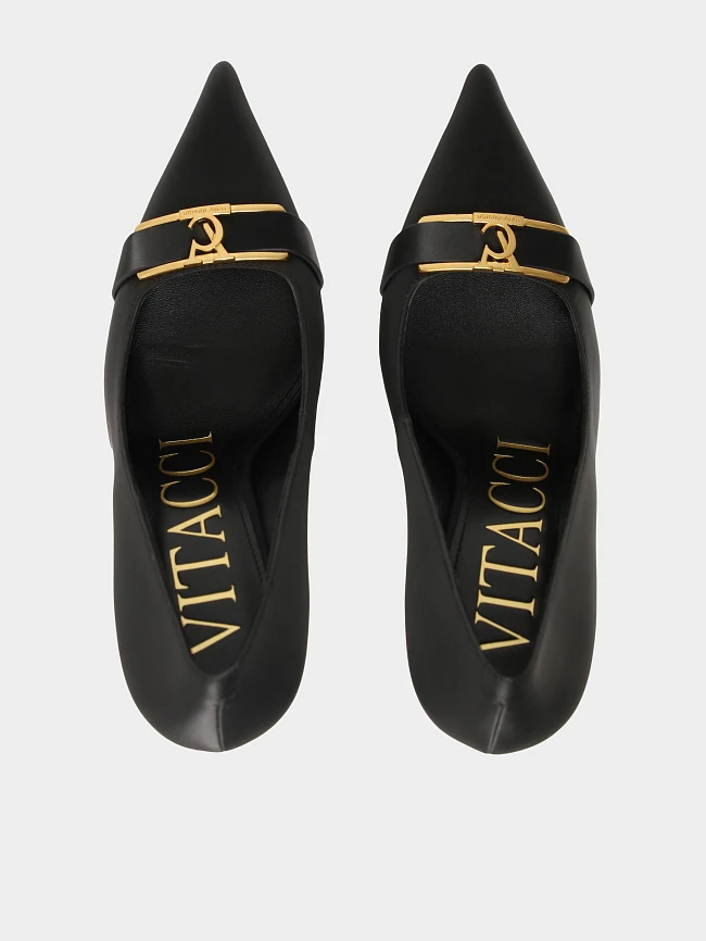 Туфли женские всесезонные, цвет черный, натуральная кожа 1494433 | 5