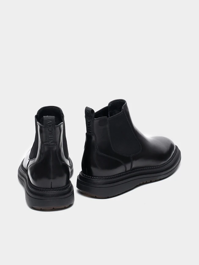 Ботинки мужские зимние, цвет черный, натуральная кожа M1023021M | 3