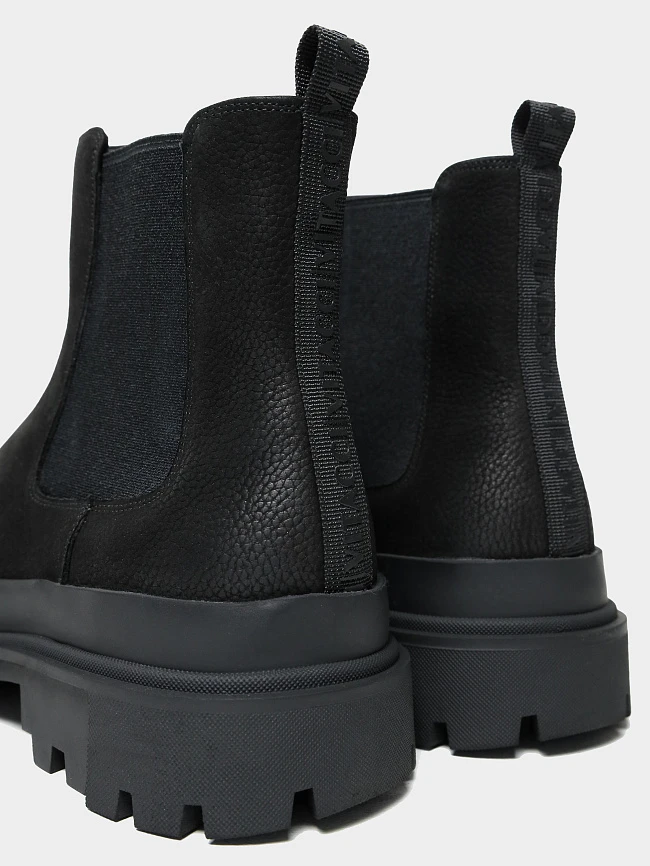 Ботинки мужские демисезонные, цвет черный, натуральный нубук M1023014 | 6