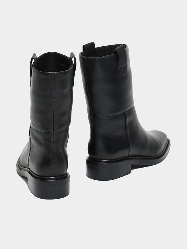 Полусапоги женские демисезонные, цвет черный, натуральная кожа 496386 | 3