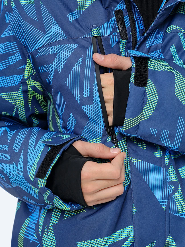 SE23113-33 Костюм детский (куртка+комбинезон) для мальчиков индиго+100% полиэстер SE23113-33 | 6