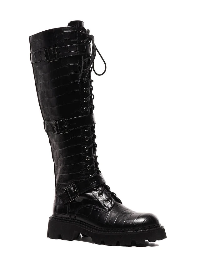 Сапоги 943853 женские цвет черный, натуральная кожа 943853          | 1