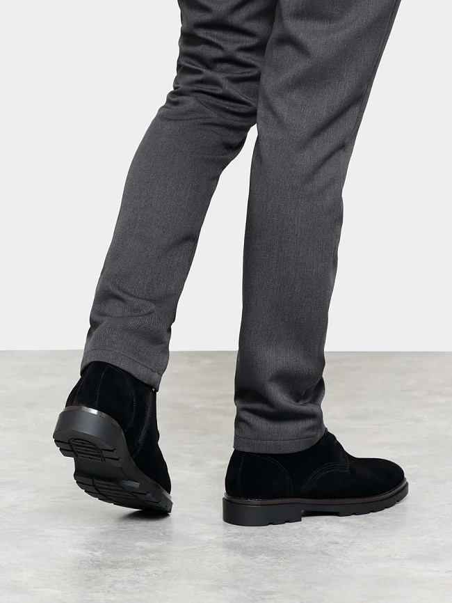 Ботинки мужские демисезонные, цвет черный, натуральный спилок M1782558 | 7