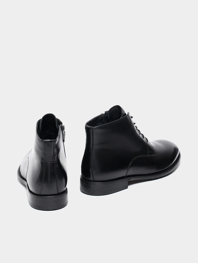 Ботинки мужские зимние, цвет черный, натуральная кожа M1782514M | 4