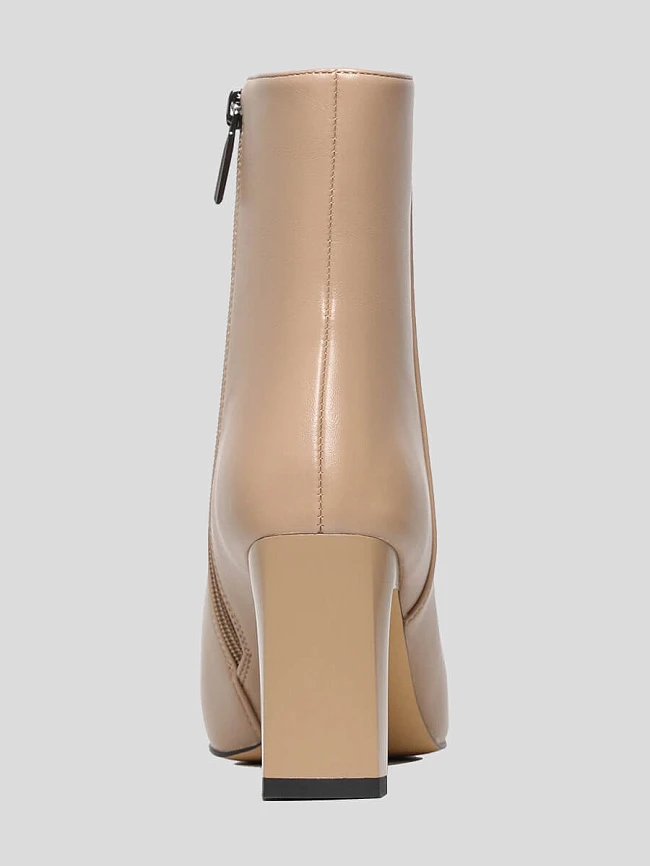 Полусапоги женские демисезонные, цвет бежевый, искусственная кожа 1398826 | 7