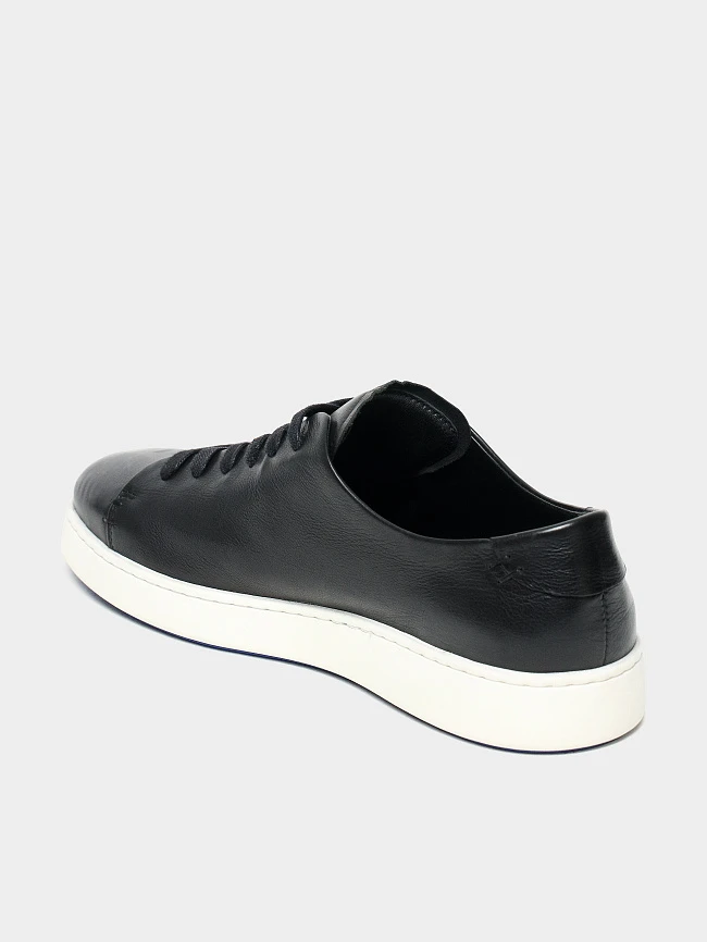 Кеды мужские летние, цвет черный, натуральная кожа M1782779 | 3