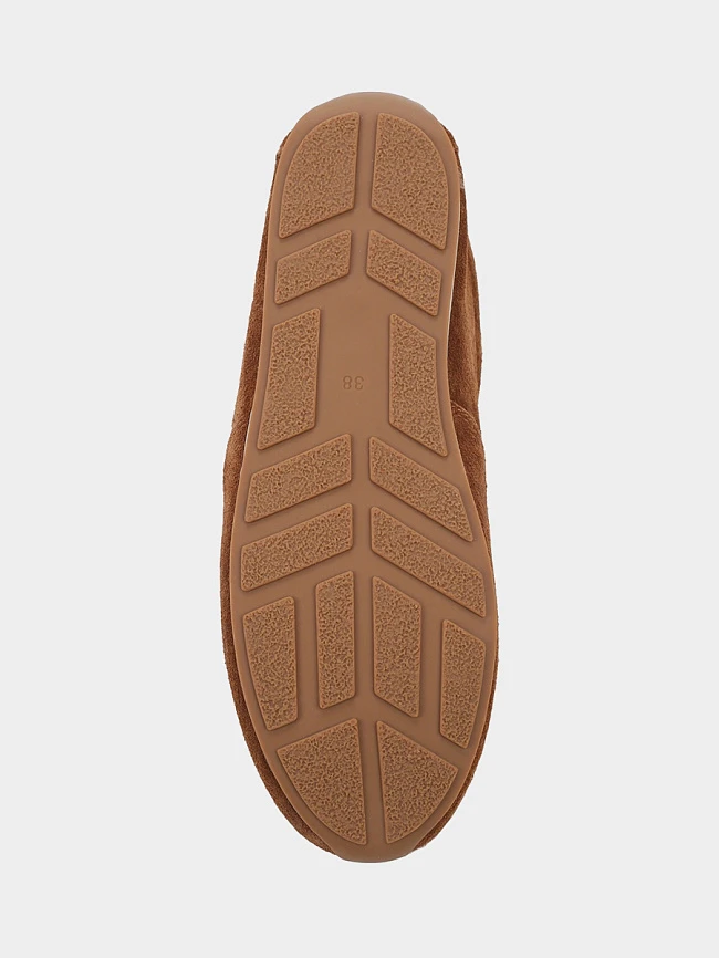 Кеды женские демисезонные, цвет рыжий, натуральный спилок 1013690P | 5