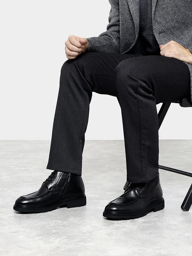 Ботинки мужские зимние, цвет черный, натуральная кожа M1782172M | 11