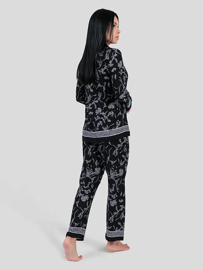Пижама (джемпер+брюки) женские всесезонные PYJ9329-01 | 3