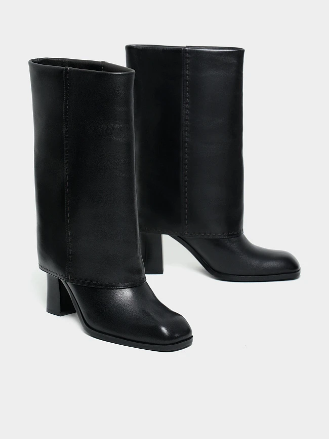 Сапоги женские зимние, цвет черный, натуральная кожа 1494591M-1 | 3