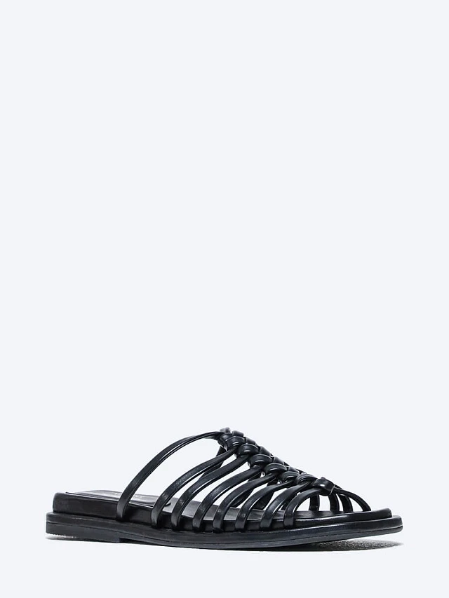 Сабо женские летние, цвет черный, искусственная кожа 944129 | 1