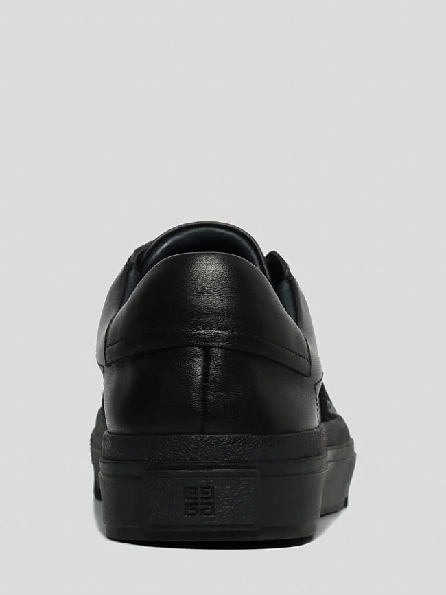 Кеды мужские демисезонные, цвет черный, натуральная кожа M253302 | 5