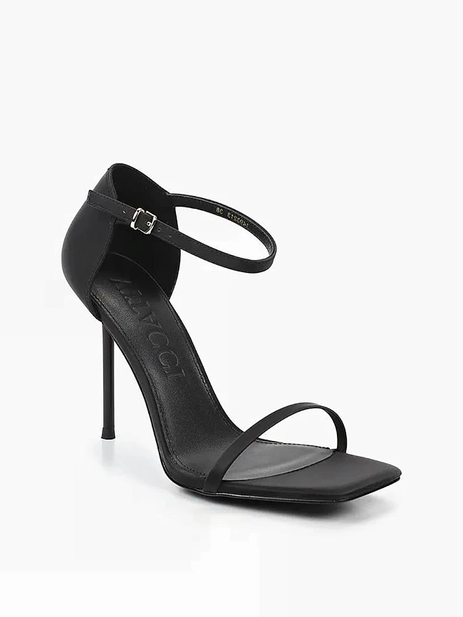 Босоножки женские летние, цвет черный, натуральная кожа 1493213 | 2