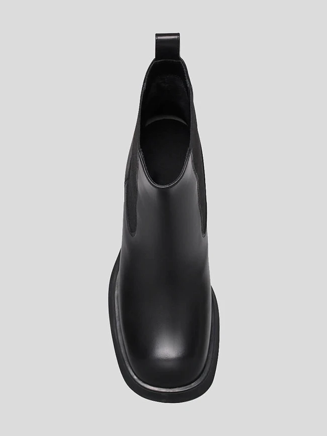 Полусапоги женские демисезонные, цвет черный, натуральная кожа 7950005 | 4