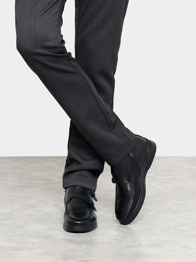 Ботинки мужские зимние, цвет черный, натуральная кожа M801218M | 9