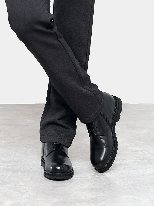 Ботинки мужские зимние, цвет черный, натуральная кожа M1022516M | 8