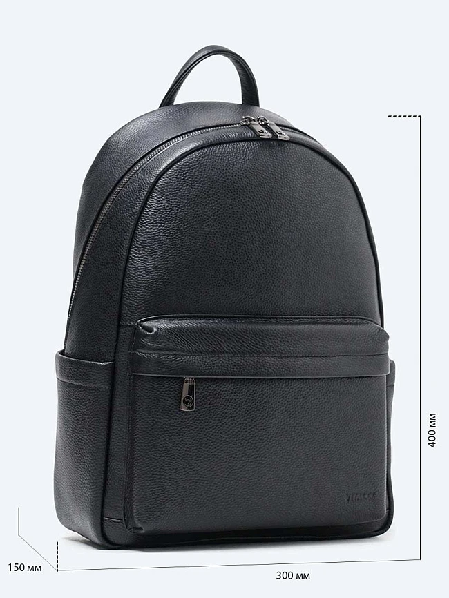 Рюкзаки SUM357-01 мужские цвет черный, натуральная кожа SUM357-01       | 2