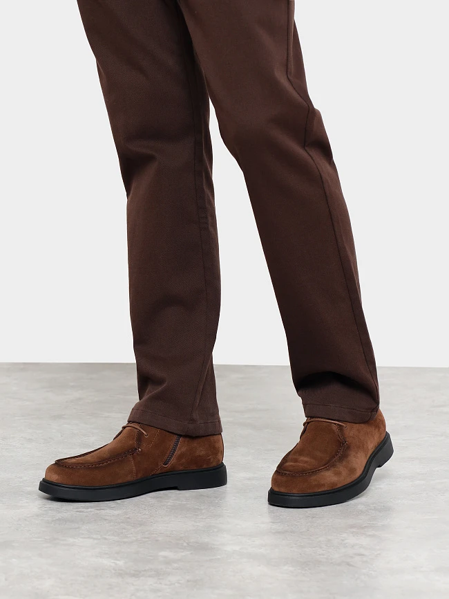 Ботинки мужские демисезонные, цвет коричневый, натуральный спилок M801239 | 7