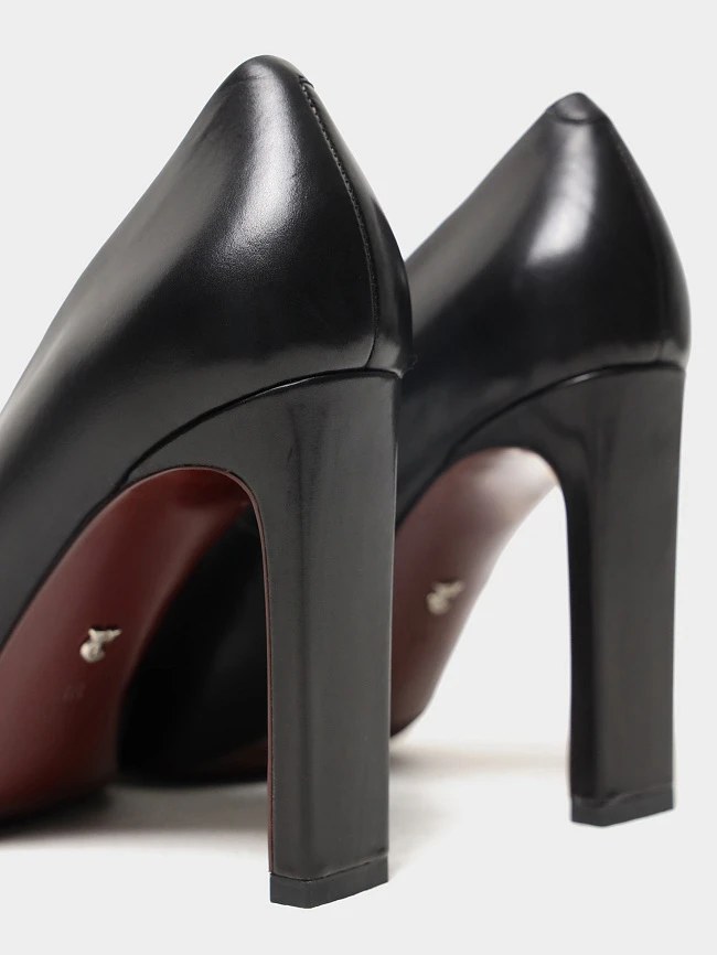 Туфли женские всесезонные, цвет черный, натуральная кожа 497034 | 6