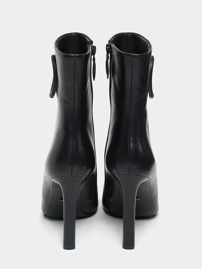 Полусапоги женские демисезонные, цвет черный, натуральная кожа 1492343P | 5