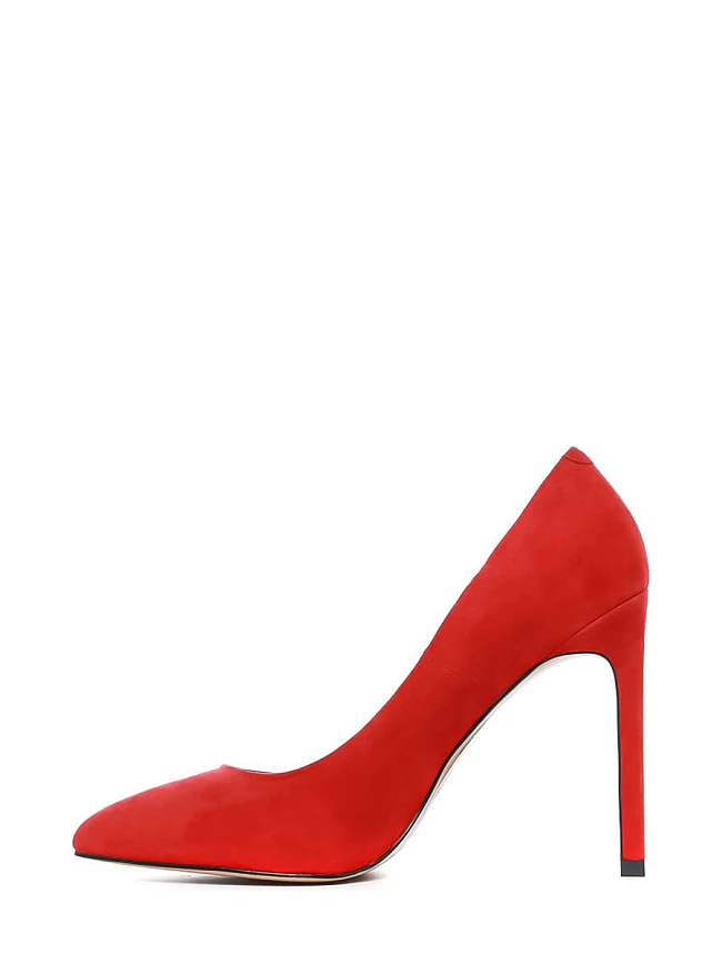 Туфли 492669P женские цвет красный, натуральный велюр 492669P         | 3