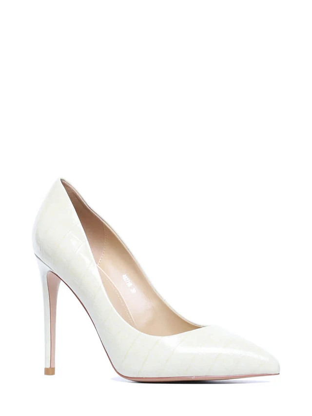 Туфли 492718 женские цвет молочный, натуральный лак 492718          | 1